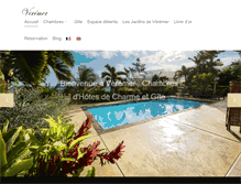 Tablet Screenshot of chambre-gite-veremer.com